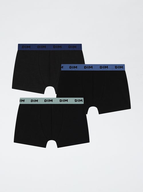 Set van 3 effen 'Dim' boxers - Kiabi