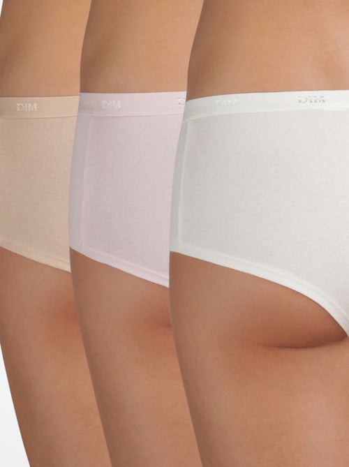 Set van 3 effen hipsters 'DIM' - Kiabi