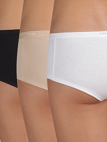 Set van 3 effen hipsters 'DIM'