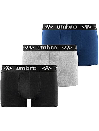 Set van 3 effen katoenen boxershorts voor heren