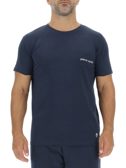 Set van 3 effen katoenen t-shirts met ronde hals voor heren en opdruk op de borst. - Kiabi Set van 3 effen katoenen t-shirts met ronde hals voor heren en opdruk op de borst. - Kiabi