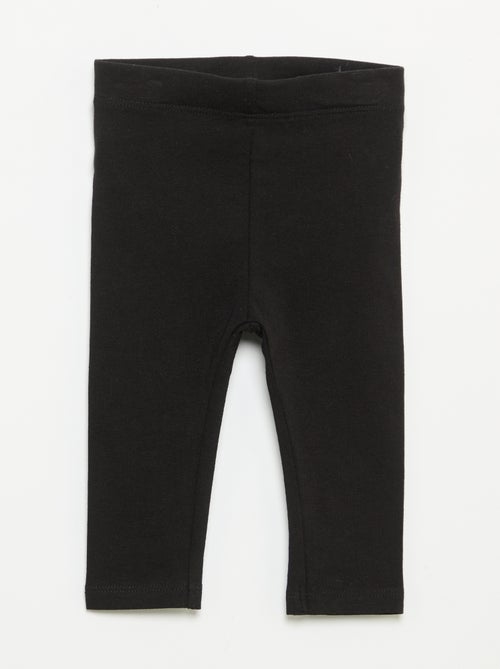 Set van 3 effen leggings van jerseytricot - Kiabi Set van 3 effen leggings van jerseytricot - Kiabi