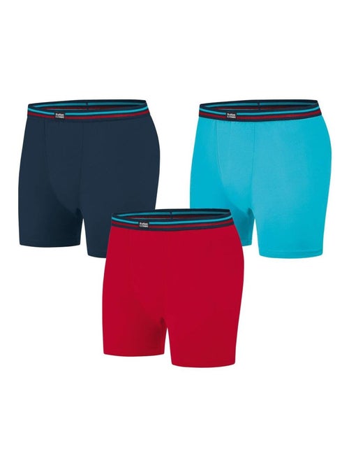Set van 3 effen stretch-boxershorts - ATLAS FOR MEN - Kiabi Set van 3 effen stretch-boxershorts - ATLAS FOR MEN - Kiabi