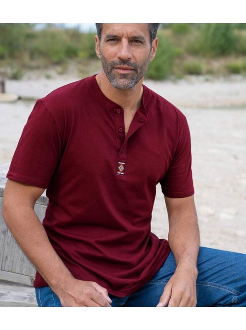 Set van 3 effen T-shirts met Henley kraag - ATLAS FOR MEN - Kiabi Set van 3 effen T-shirts met Henley kraag - ATLAS FOR MEN - Kiabi