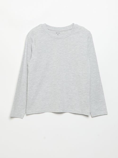 Set van 3 effen T-shirts - Kiabi Set van 3 effen T-shirts - Kiabi