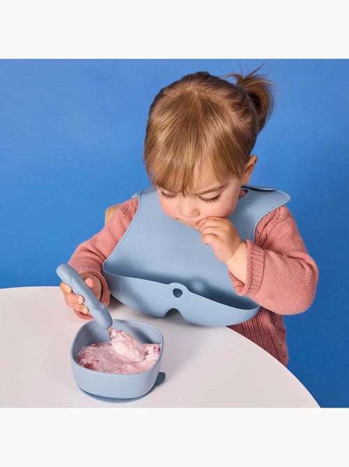 Set van 3 ergonomisch kinderbestek van roestvrij staal | b.box - Kiabi Set van 3 ergonomisch kinderbestek van roestvrij staal | b.box - Kiabi