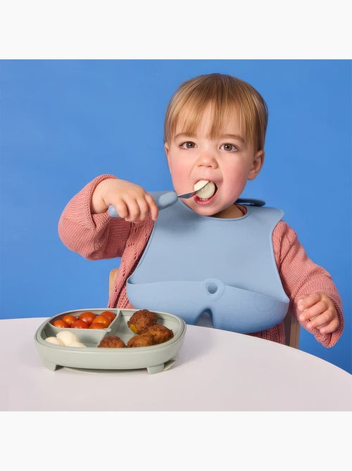 Set van 3 ergonomisch kinderbestek van roestvrij staal | b.box - Kiabi Set van 3 ergonomisch kinderbestek van roestvrij staal | b.box - Kiabi