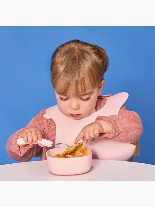 Set van 3 ergonomisch kinderbestek van roestvrij staal | b.box - Kiabi Set van 3 ergonomisch kinderbestek van roestvrij staal | b.box - Kiabi