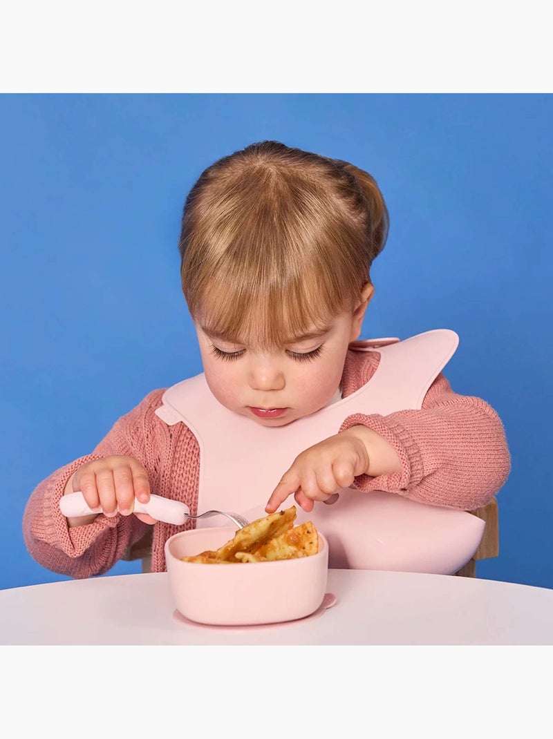 Set van 3 ergonomisch kinderbestek van roestvrij staal | b.box Roze - Kiabi