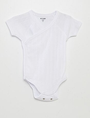 Set van 3 rompertjes met ribbeltextuur