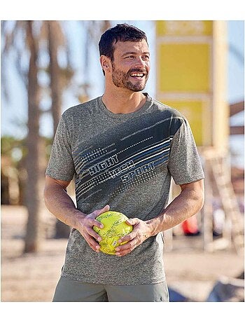 Set van 3 gevlamde T-shirts Sporting - ATLAS FOR MEN