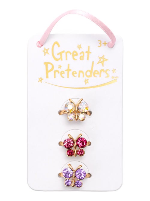 Set van 3 glinsterende vlinderringen | great pretenders - Kiabi Set van 3 glinsterende vlinderringen | great pretenders - Kiabi