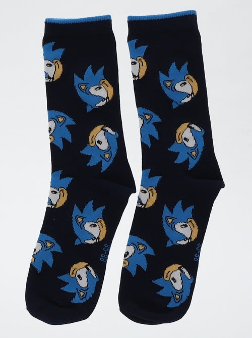 Set van 3 halfhoge sokken 'Sonic' - Kiabi