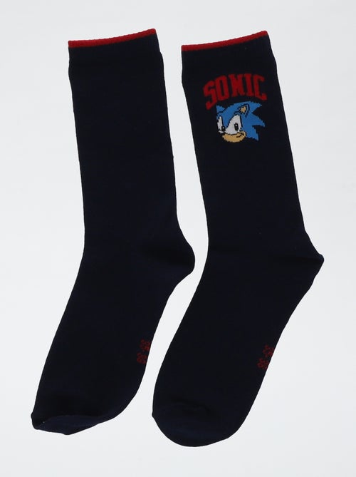 Set van 3 halfhoge sokken 'Sonic' - Kiabi