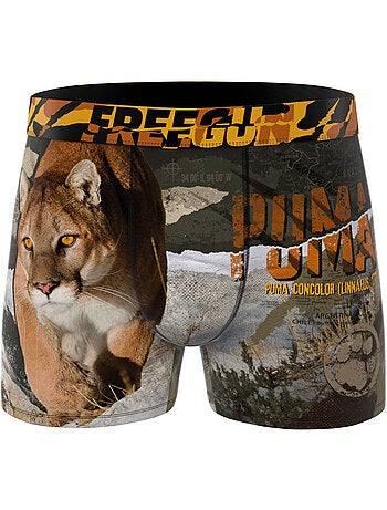 Set van 3 herenboxershorts, 2 jaar garantie, wild animals