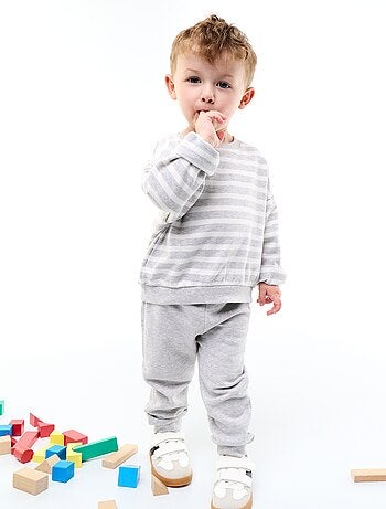 Set van 3 joggingbroeken van French Terry