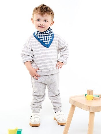 Set van 3 joggingbroeken van French Terry