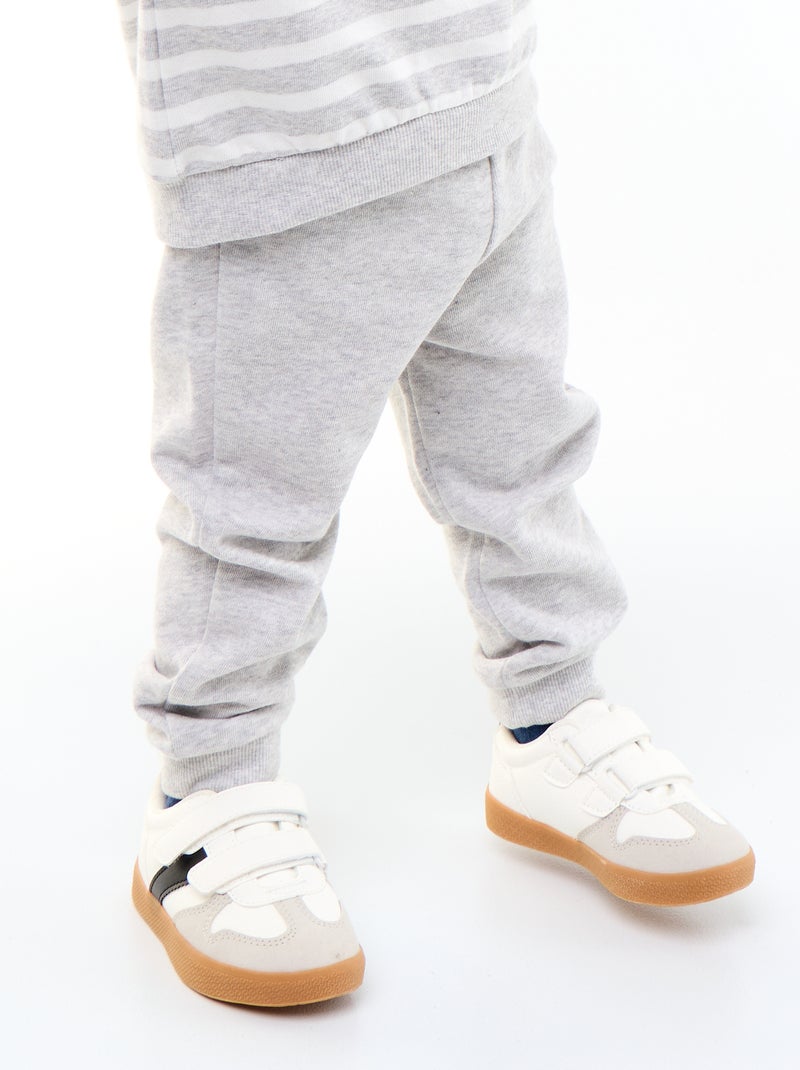 Set van 3 joggingbroeken van French Terry Zwart - Kiabi