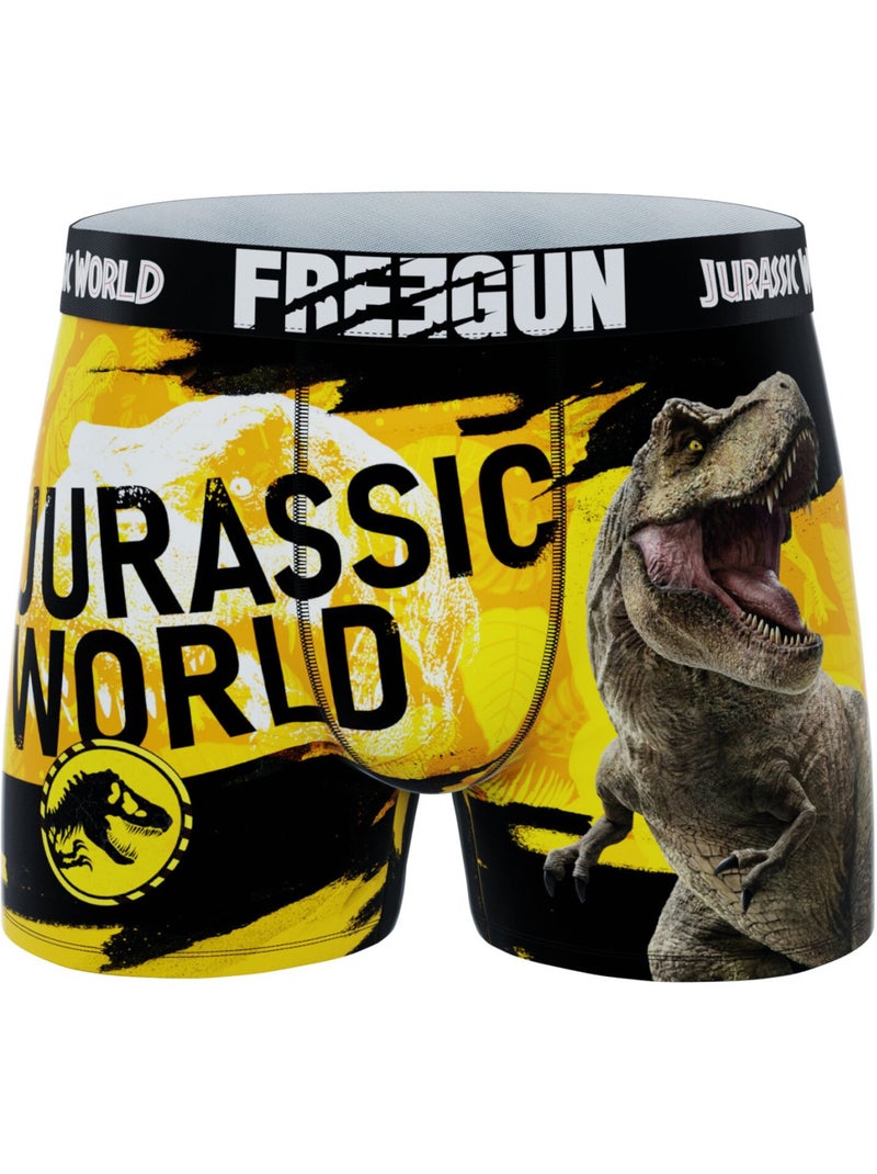 Set van 3 jurassic junior boxershorts Oranje - Kiabi