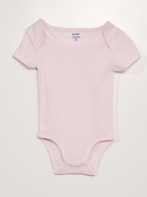 Set van 3 katoenen bodies - gemakkelijk aan te trekken collectie - Kiabi