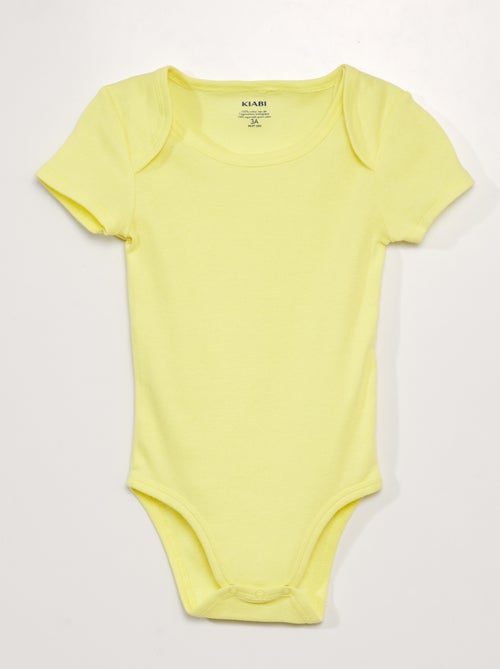 Set van 3 katoenen bodies - gemakkelijk aan te trekken collectie - Kiabi