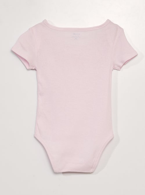 Set van 3 katoenen bodies - gemakkelijk aan te trekken collectie - Kiabi