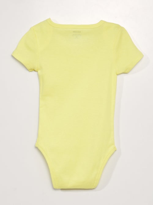 Set van 3 katoenen bodies - gemakkelijk aan te trekken collectie - Kiabi