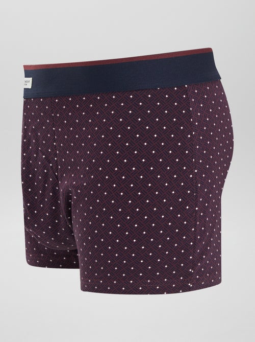 Set van 3 katoenen boxershorts - Kiabi