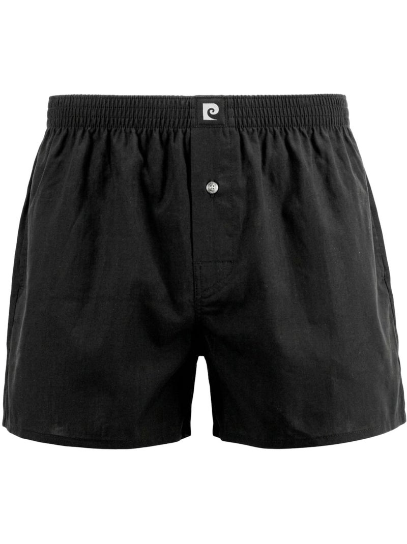 Set van 3 katoenen boxershorts voor heren Kakigroen - Kiabi