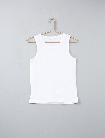 Set van 3 katoenen mouwloze tops