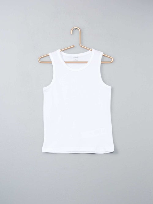 Set van 3 katoenen mouwloze tops - Kiabi