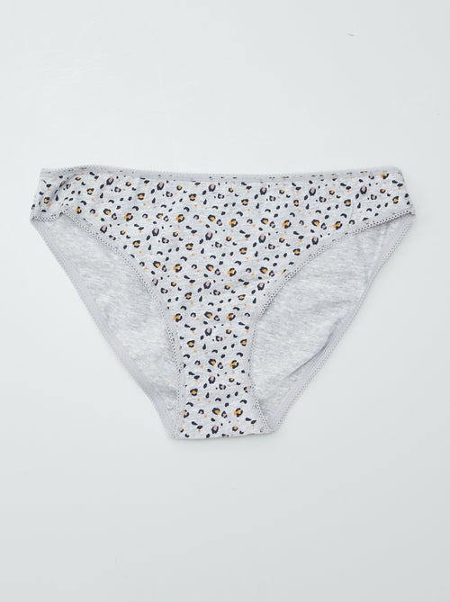 Set van 3 katoenen onderbroekjes - Kiabi