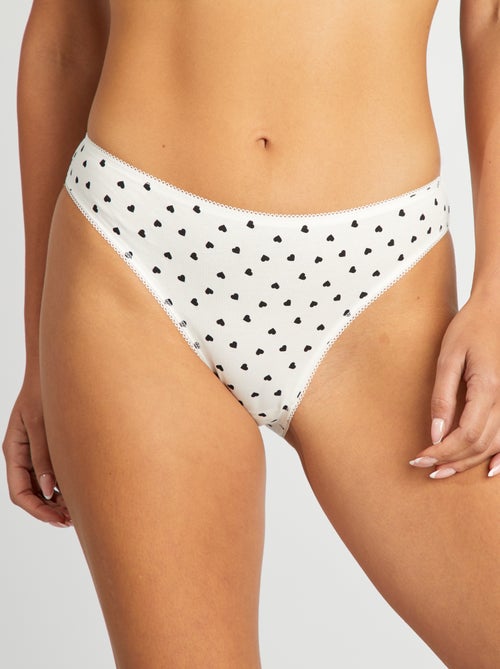 Set van 3 katoenen onderbroekjes - Kiabi