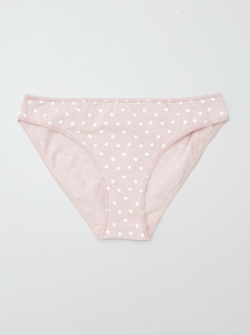 Set van 3 katoenen onderbroekjes - Kiabi