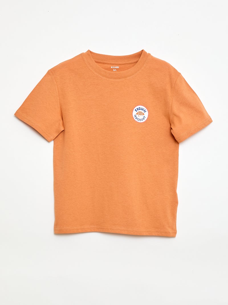 Set van 3 katoenen T-shirts Blauw - Kiabi