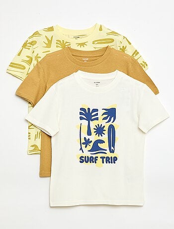 Set van 3 katoenen T-shirts