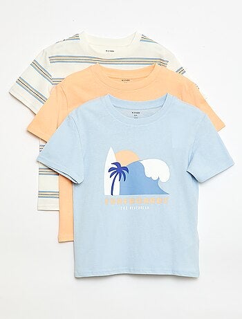 Set van 3 katoenen T-shirts