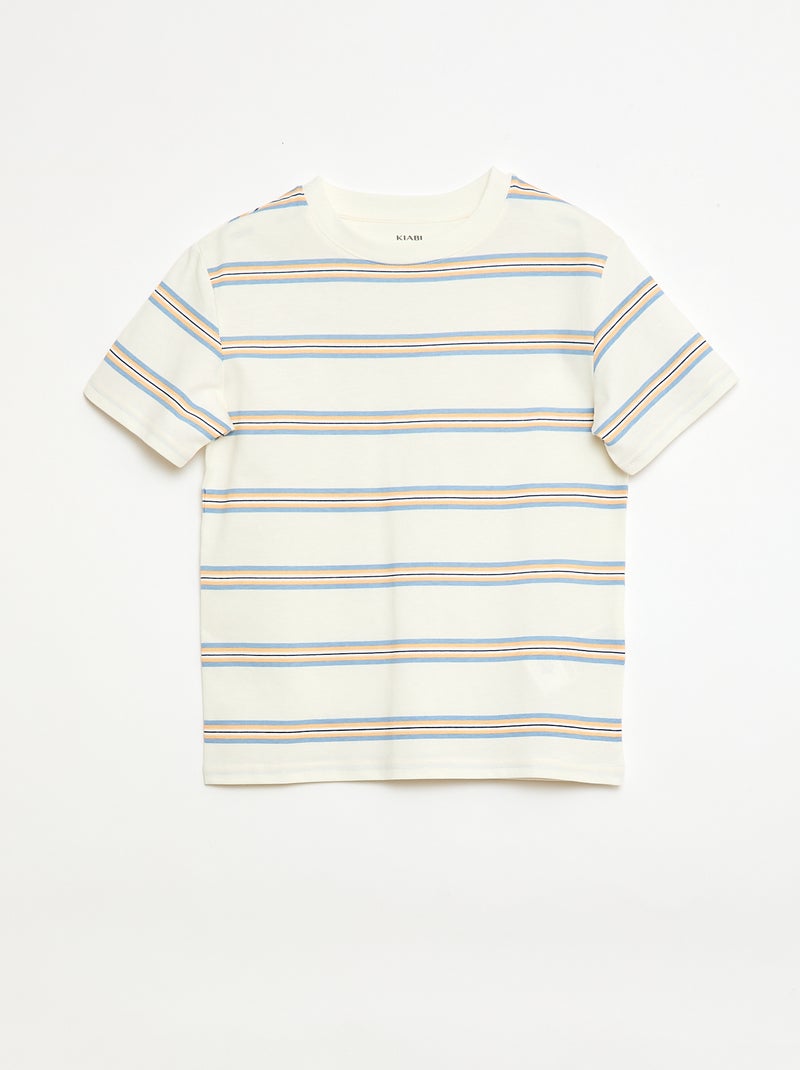 Set van 3 katoenen T-shirts Oranje - Kiabi