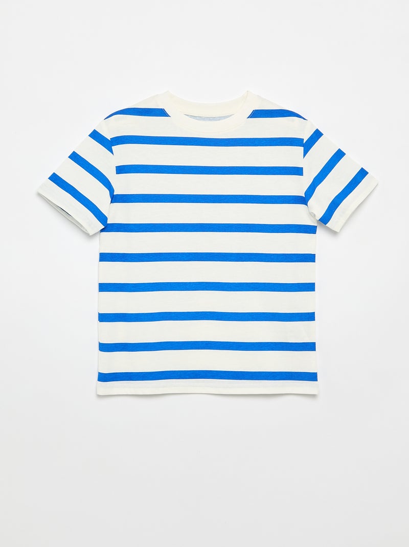 Set van 3 katoenen T-shirts Wit - Kiabi