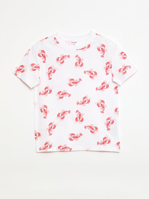 Set van 3 katoenen T-shirts - Kiabi