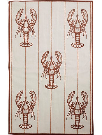 Set van 3 katoenen theedoeken met oceaanthema