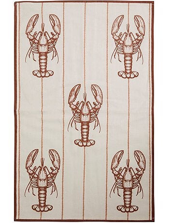 Set van 3 katoenen theedoeken met oceaanthema