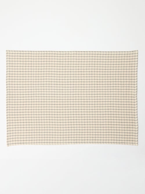 Set van 3 kersttheedoeken met print van katoen 50x70 cm - Kiabi