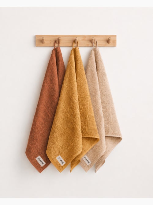 Set van 3 keukenhanddoeken van 100% katoen, diverse kleuren, badstof - Gamusi. - Kiabi Set van 3 keukenhanddoeken van 100% katoen, diverse kleuren, badstof - Gamusi. - Kiabi