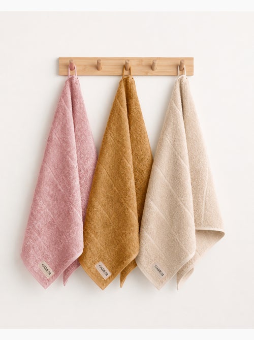 Set van 3 keukenhanddoeken van 100% katoen, diverse kleuren, badstof - Gamusi. - Kiabi Set van 3 keukenhanddoeken van 100% katoen, diverse kleuren, badstof - Gamusi. - Kiabi