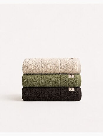 Set van 3 keukenhanddoeken van 100% katoen, diverse kleuren, badstof - Gamusi.