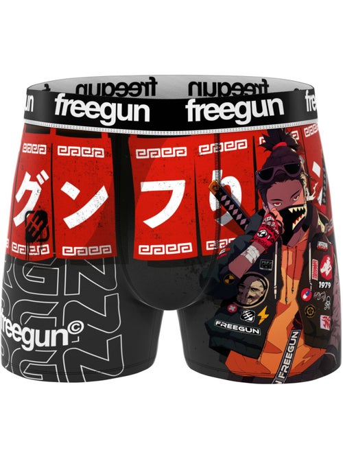 Set van 3 kinderboxershorts met manga-strips, 2 jaar garantie - Kiabi Set van 3 kinderboxershorts met manga-strips, 2 jaar garantie - Kiabi