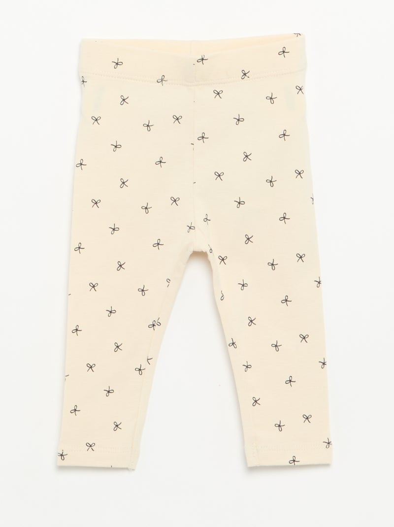 Set van 3 lange leggings Rose - Kiabi
