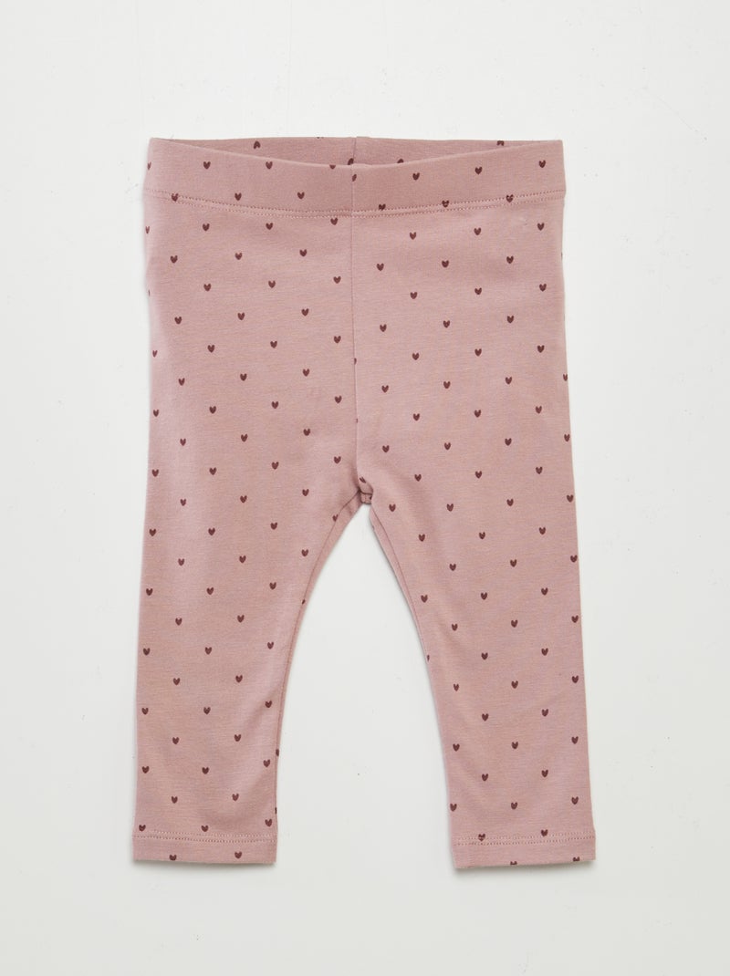 Set van 3 lange leggings WIT - Kiabi