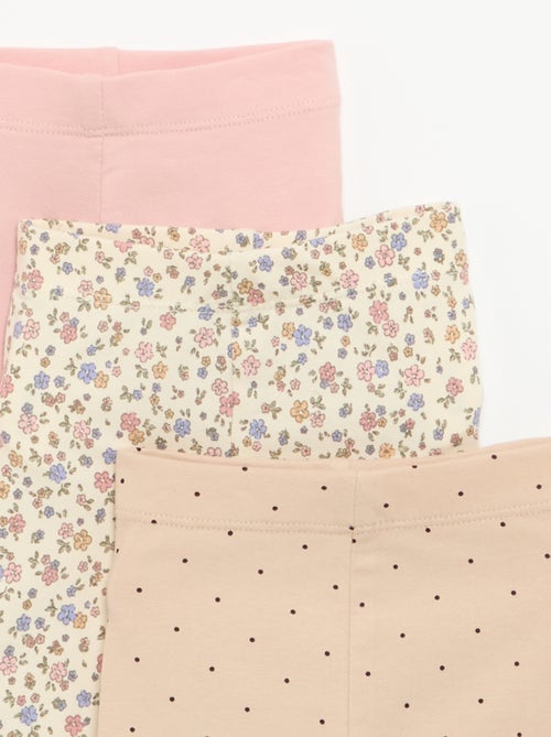 Set van 3 lange leggings - Kiabi